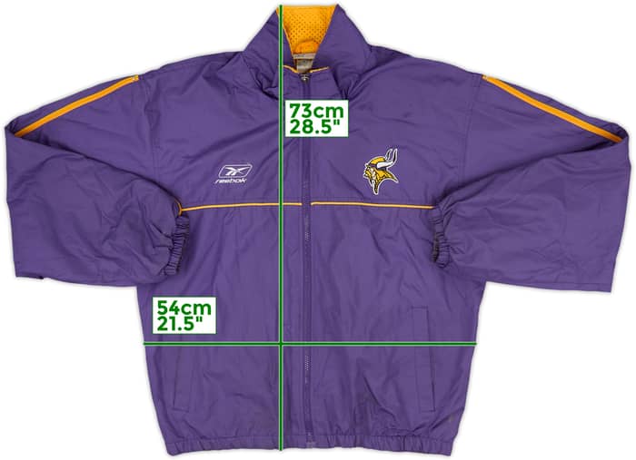 2001 Minnesota Vikings Reebok Full Zip Jacket - 8/10 - (M)