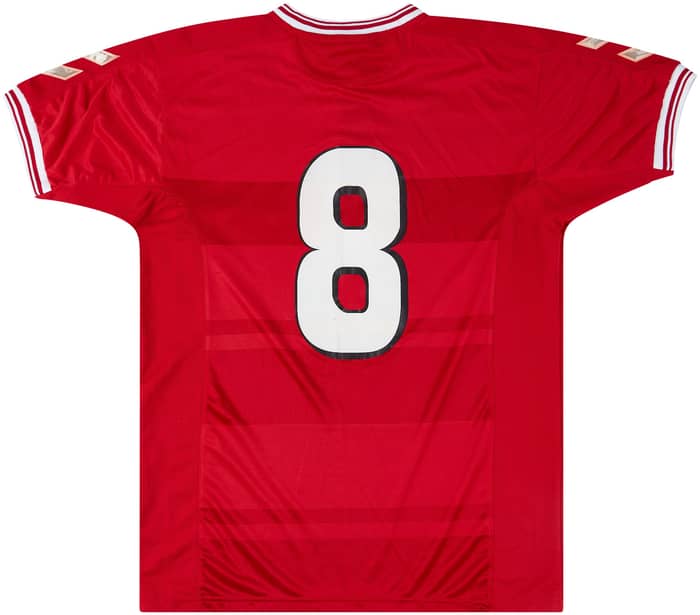 2000-02 Denmark Match Issue Home Shirt #8 (Jensen)