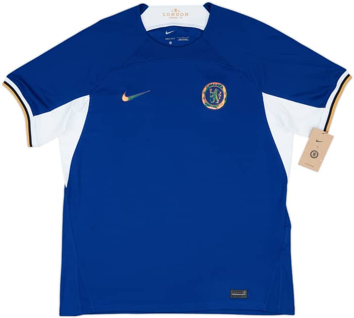 2023-24 Chelsea Home Shirt Caicedo #25 (L)