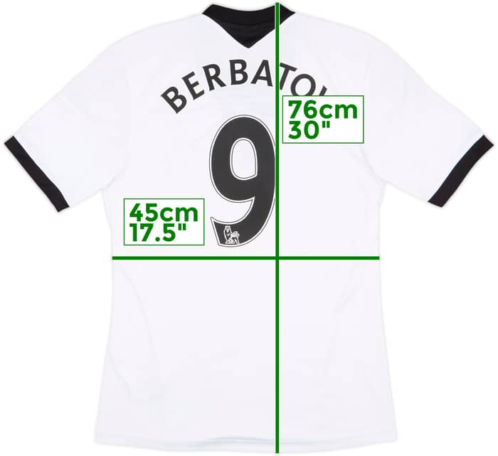 2013-14 Fulham Home Shirt Berbatov #9 - 10/10 - (L)