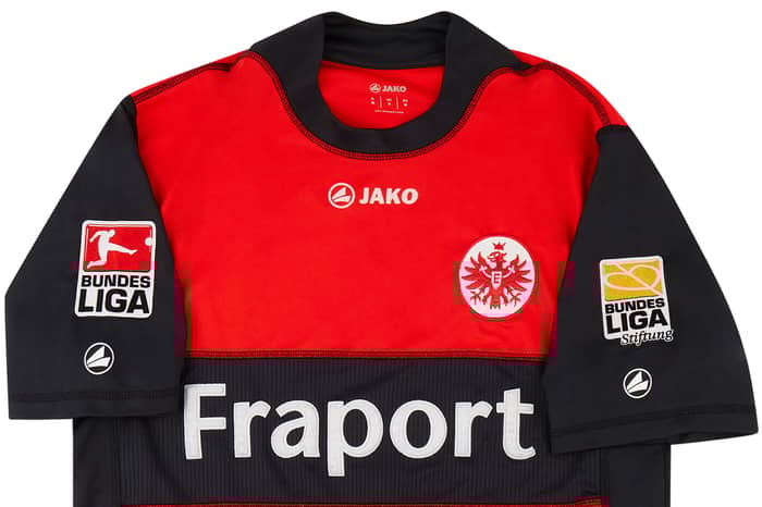 2009-10 Eintracht Frankfurt Match Issue Home Shirt Amanatidis #18