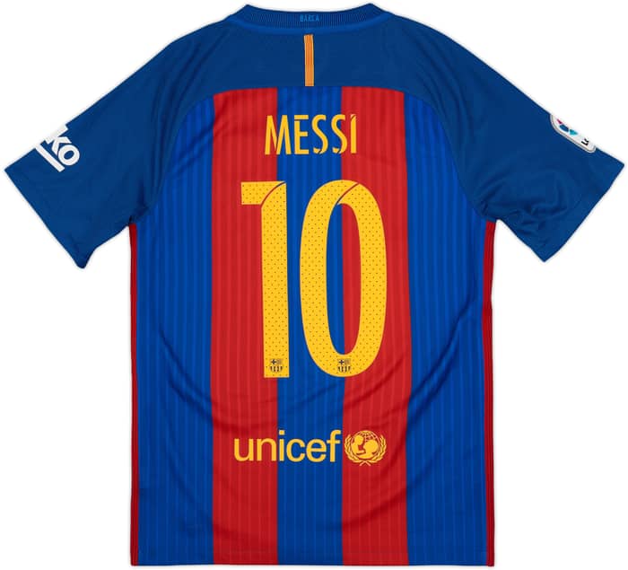 2016-17 Barcelona Home Shirt Messi #10 - 9/10 - (S)