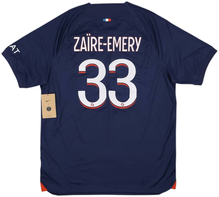 2023-24 Paris Saint-Germain Home Shirt Zaire-Emery #33 (L)