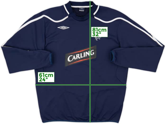 2005-06 Rangers Umbro Sweat Top - 7/10 - (XXL)