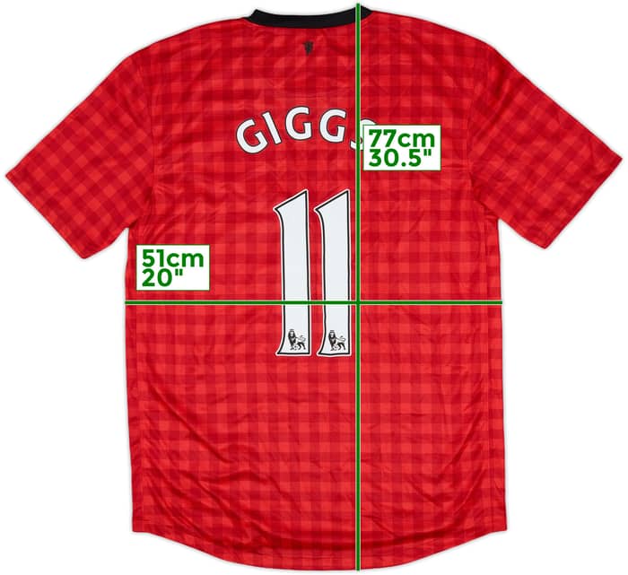 2012-13 Manchester United Home Shirt Giggs #11 (M)