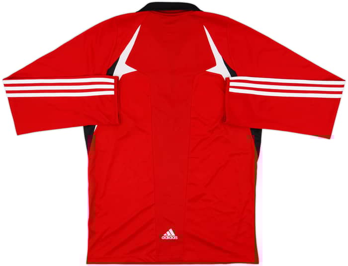 2007-08 Liverpool adidas CL 1/4 Zip Drill Top - 7/10 - (M)