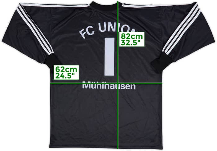 1999-00 adidas GK Template Shirt (FC Union Muhlhausen) #1 - 8/10 - (XL)