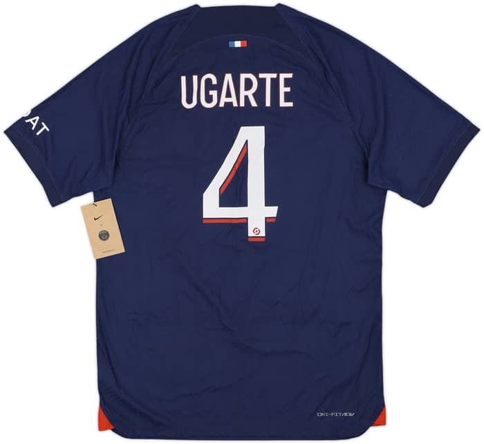 2023-24 Paris Saint-Germain Authentic Home Shirt Ugarte #4 (M)