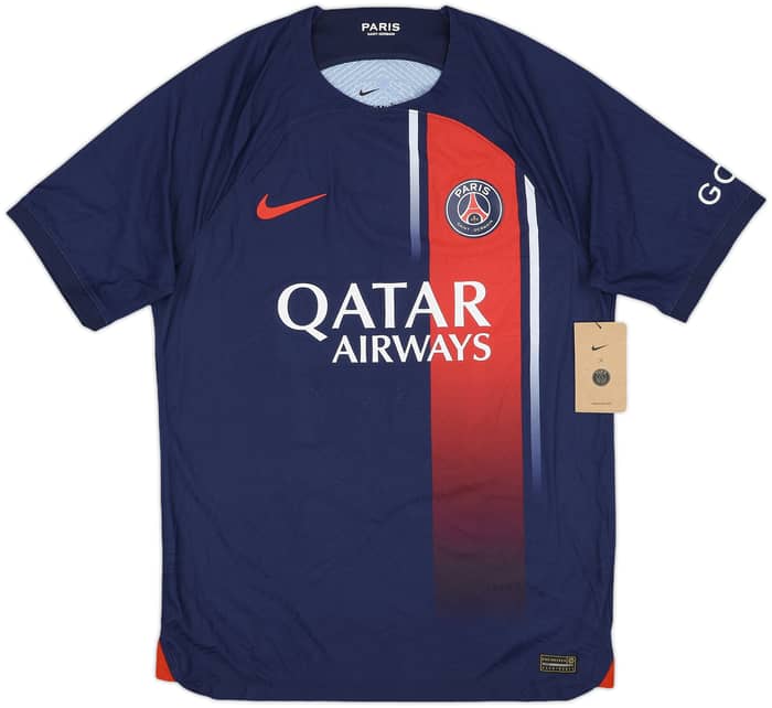 2023-24 Paris Saint-Germain Authentic Home Shirt Ugarte #4 (M)