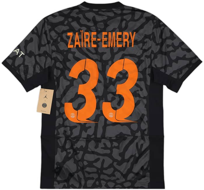 2023-24 Paris Saint-Germain Third Shirt Zaire-Emery #33 (M)