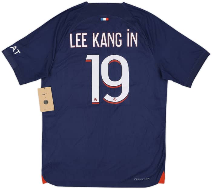 2023-24 Paris Saint-Germain Authentic Home Shirt Lee Kang In #19 (M)