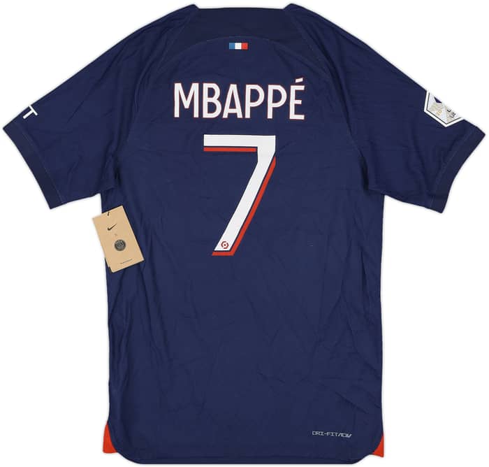 2023-24 Paris Saint-Germain Authentic Home Shirt Mbappe #7 (S)