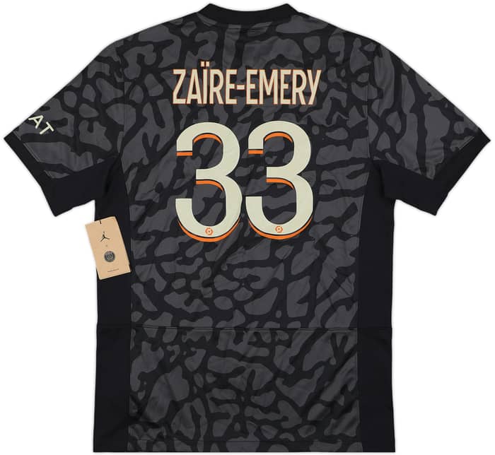 2023-24 Paris Saint-Germain Third Shirt Zaire-Emery #33 (M)