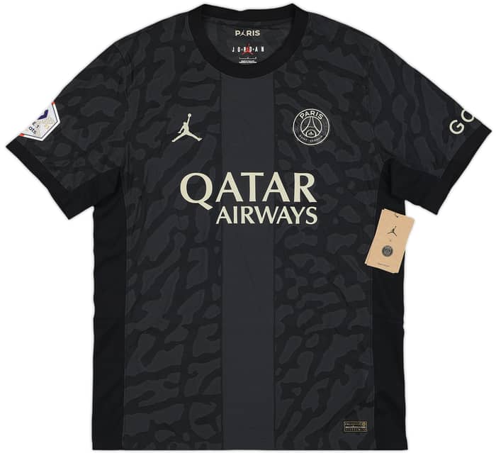 2023-24 Paris Saint-Germain Authentic Third Shirt Barcola #29 (L)