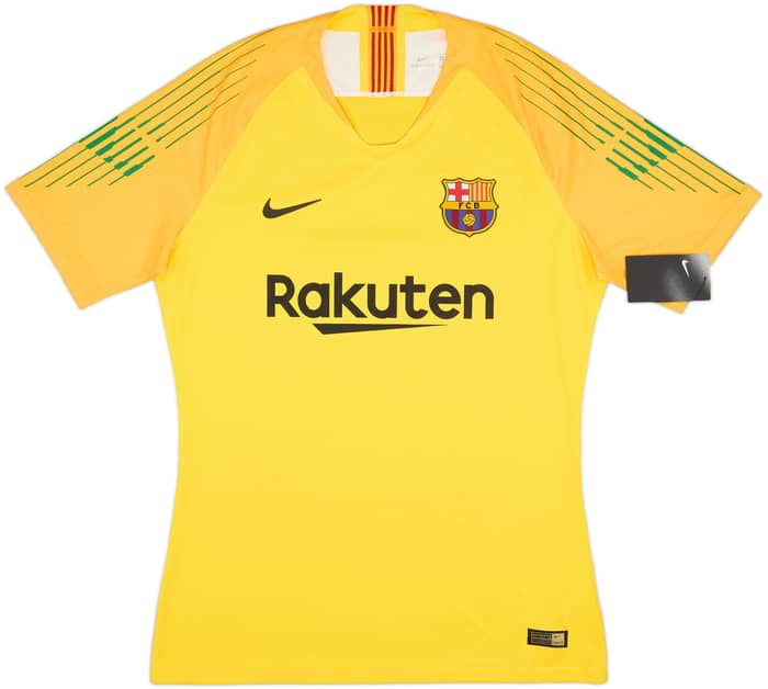 2018-19 Barcelona Authentic GK S/S Shirt (L)