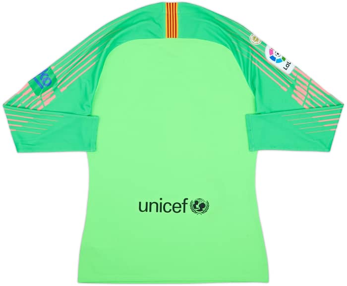 2018-19 Barcelona Authentic GK Shirt (L)