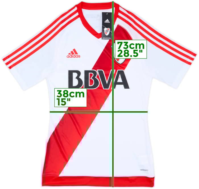 2016-17 River Plate Player Issue Home Shirt (S)