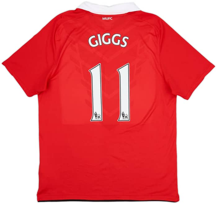 2010-11 Manchester United Home Shirt Giggs #11 - 8/10 - (L)