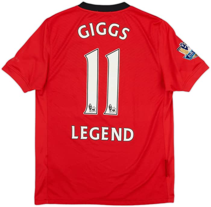 2009-10 Manchester United Home Shirt Giggs Legend #11 - 6/10 - (S)