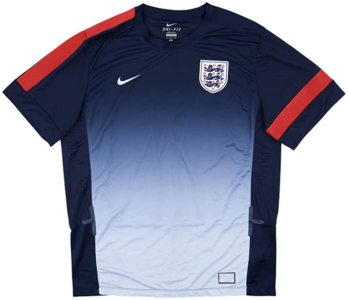2013-14 England Nike Player Issue Training Shirt - 8/10 - (XL)