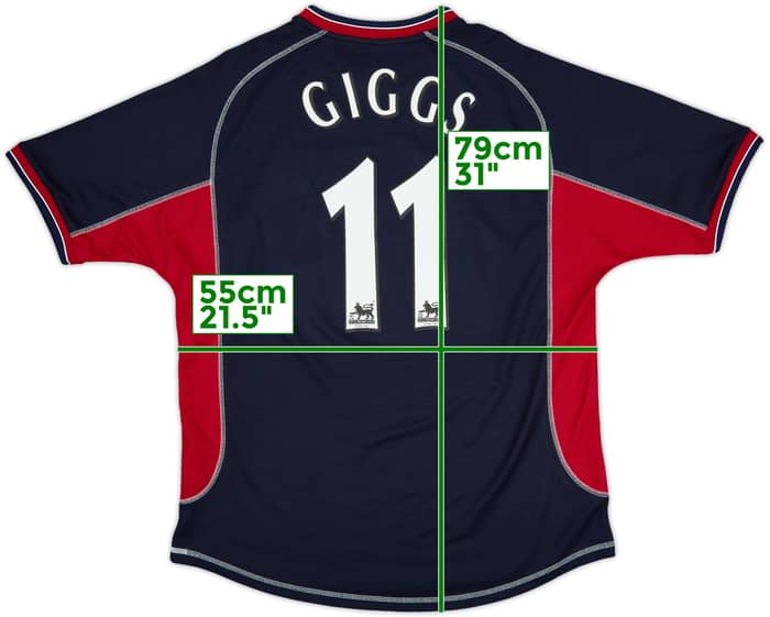 2000-01 Manchester United Third Shirt Giggs #11 - 7/10 - (L)