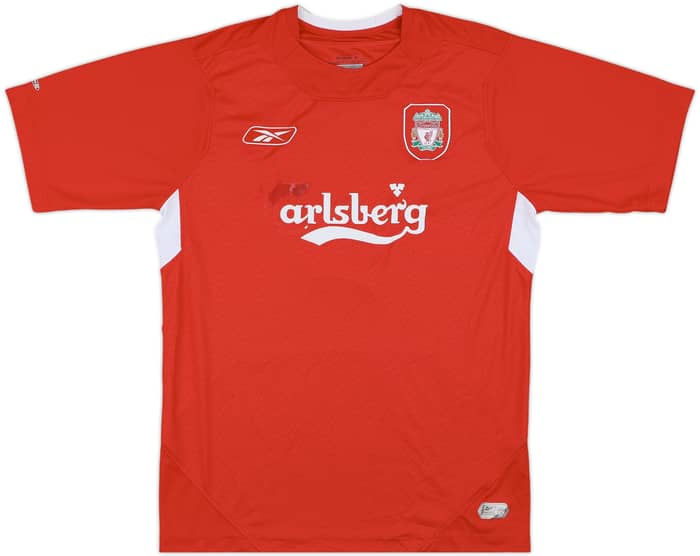 2004-06 Liverpool Home Shirt Cisse #9 - 4/10 - (M)