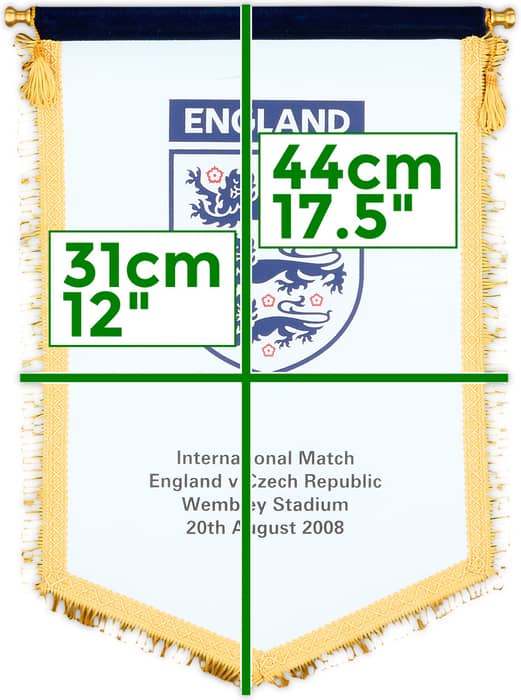 2008 England Match Pennant International Friendly (v Czech Republic)