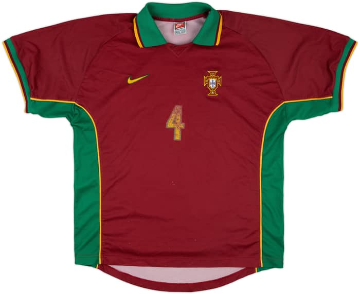 1997-98 Portugal Match Issue Home Shirt #4