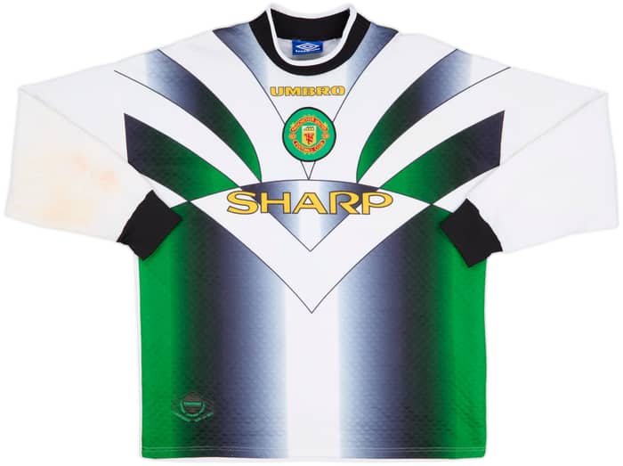 1996-97 Manchester United GK Shirt Schmeichel #1 - 6/10 - (L)