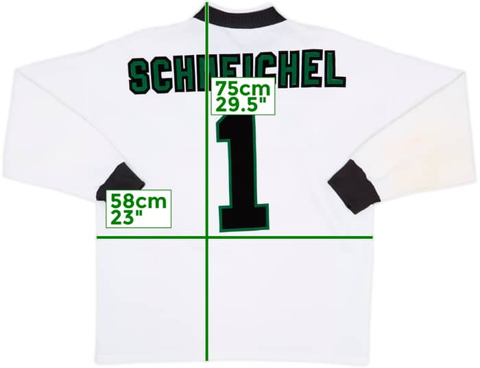 1996-97 Manchester United GK Shirt Schmeichel #1 - 6/10 - (L)