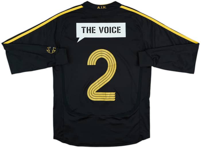 2006 AIK Stockholm Match Issue Home L/S Shirt #2