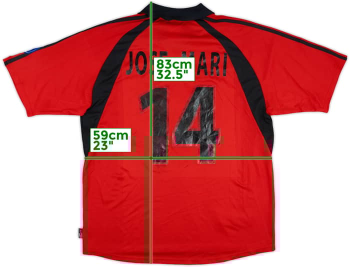 2001-02 AC Milan Third Shirt Jose Mari #14 - 6/10 - (XL)