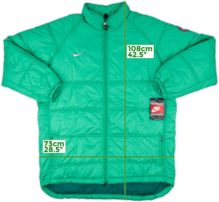 1998-00 Nigeria Nike Player Issue Padded Bench Coat (XL)