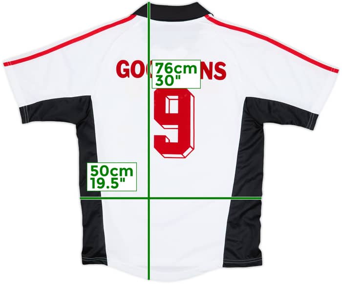2002-03 Standard Liege Away Shirt Goossens #9 (S)