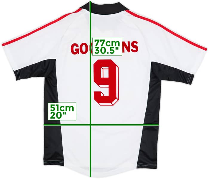 2002-03 Standard Liege Away Shirt Goossens #9 (S)