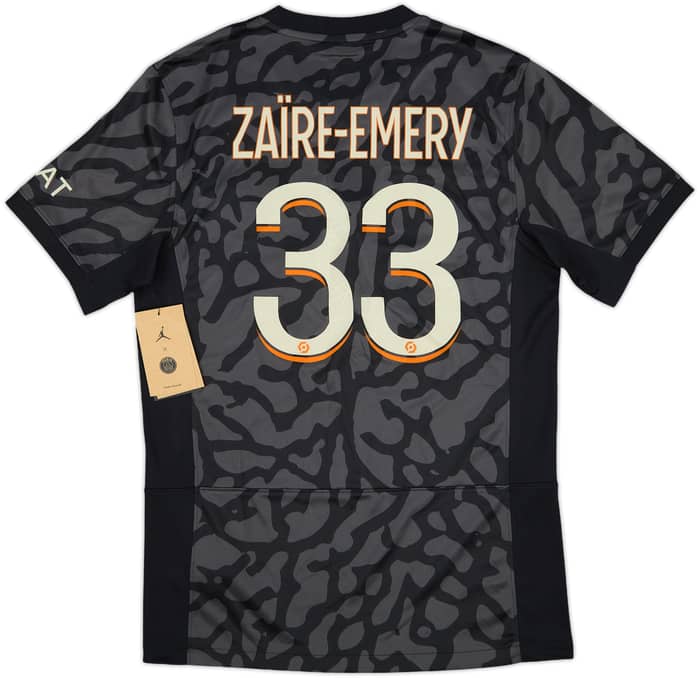 2023-24 Paris Saint-Germain Third Shirt Zaire-Emery #33 (S)