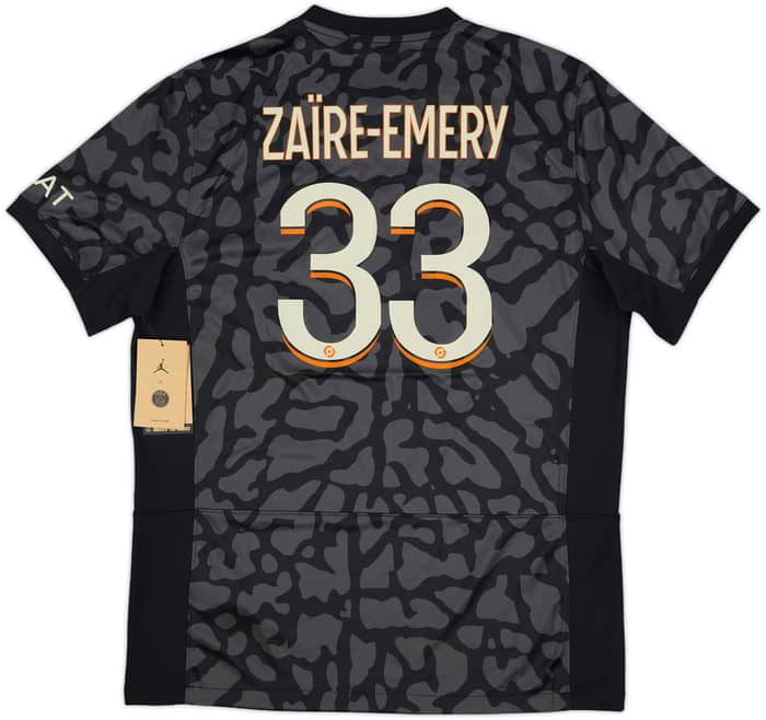 2023-24 Paris Saint-Germain Third Shirt Zaire-Emery #33 (L)