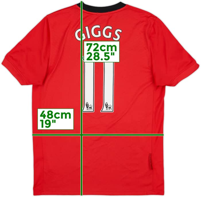 2009-10 Manchester United Home Shirt Giggs #11 - 7/10 - (S)