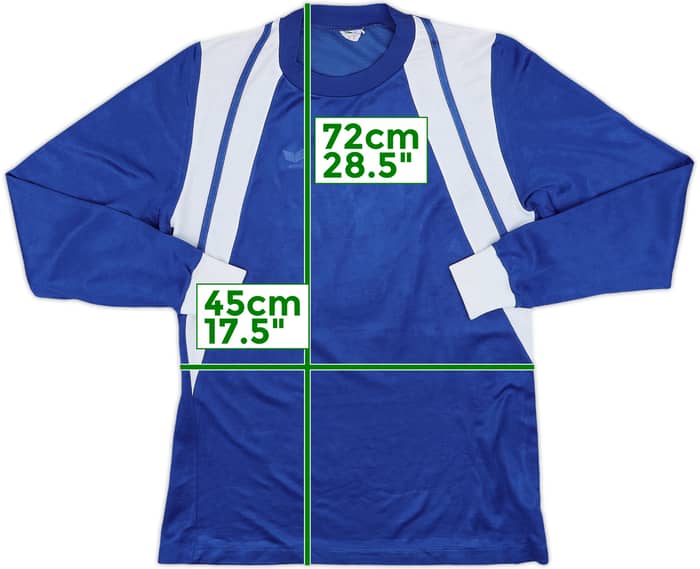 1980s Erima Template L/S Shirt #8 - 6/10 - (M)