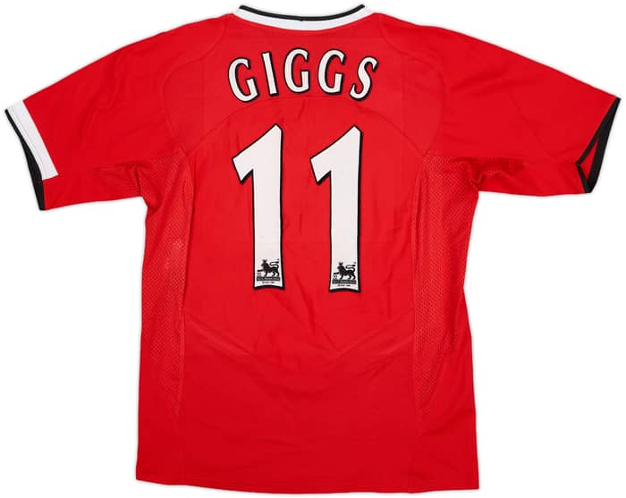 2004-06 Manchester United Home Shirt Giggs #11 - 8/10 - (XL.Boys)