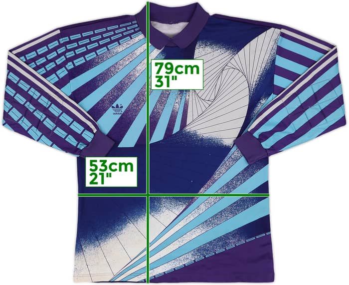 1990s adidas Template GK Shirt #1 - 8/10 - (L)