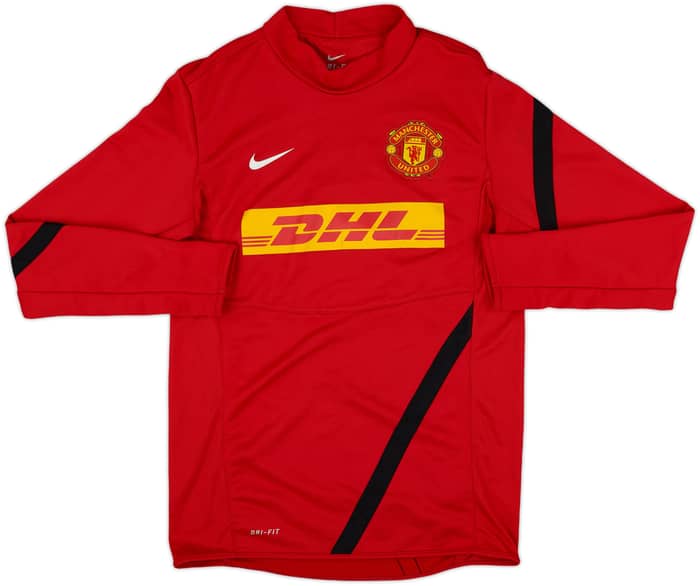 2011-12 Manchester United Nike Sweat Top - 6/10 - (S)