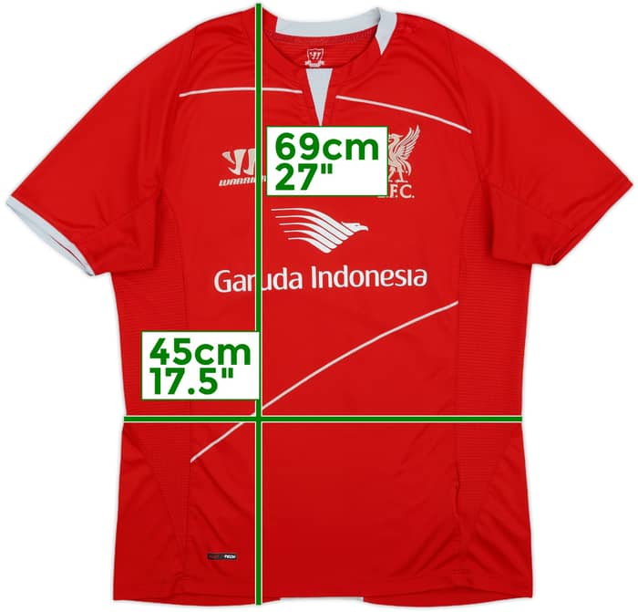 2014-15 Liverpool Warrior Training Shirt - 6/10 - (M)