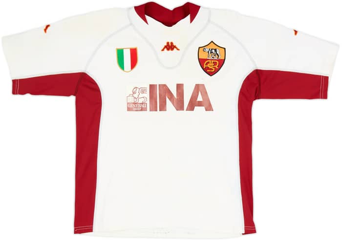 2001-02 Roma Away Shirt Totti #10 - 3/10 - (XL)