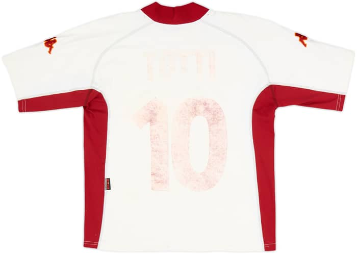 2001-02 Roma Away Shirt Totti #10 - 3/10 - (XL)