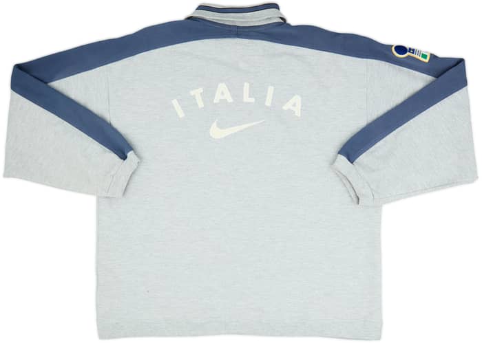 1996-98 Italy Nike 1/4 Zip Drill Top - 9/10 - (XL)