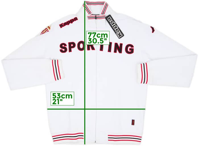 2011-12 Sporting Gijon Kappa Track Jacket (L)