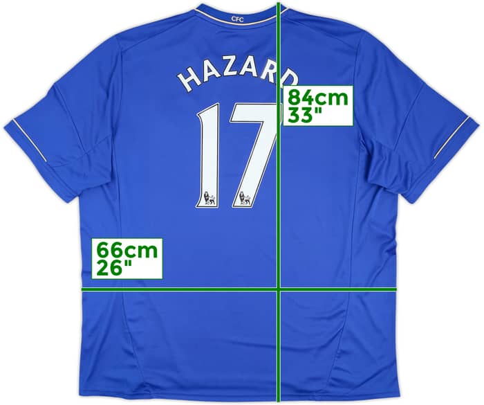 2012-13 Chelsea Home Shirt Hazard #17 - 8/10 - (3XL)