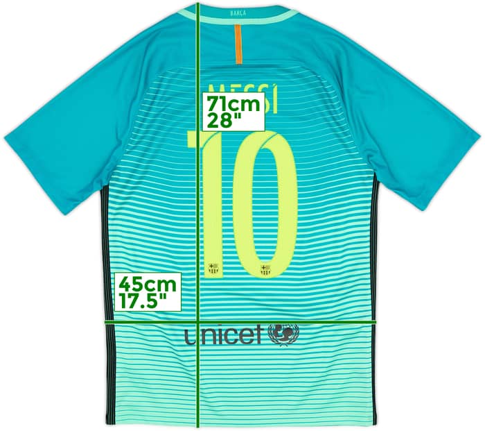 2016-17 Barcelona Third Shirt Messi #10 - 10/10 - (S)