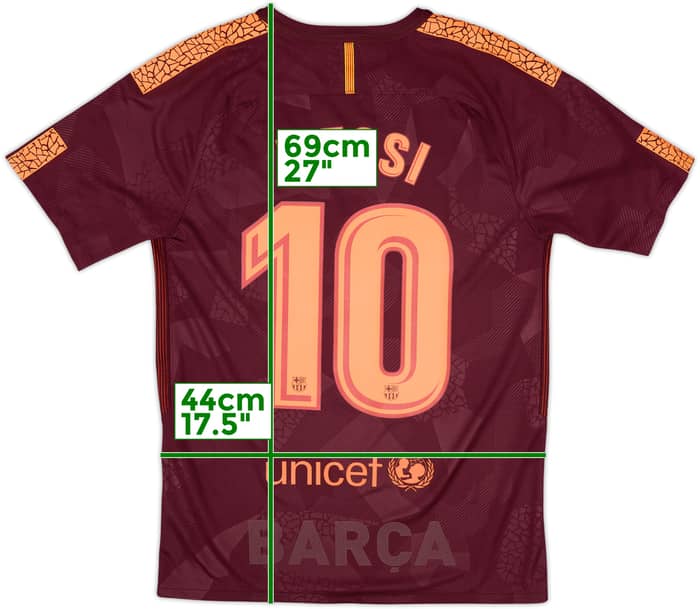2017-18 Barcelona Third Shirt Messi #10 - 10/10 - (S)